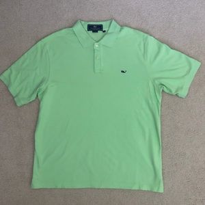 Vineyard Vines green polo shirt